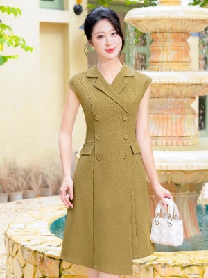 Đầm Vest Dáng A Oliu