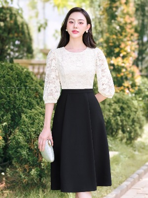 Đầm Ren Tay Lỡ Windy