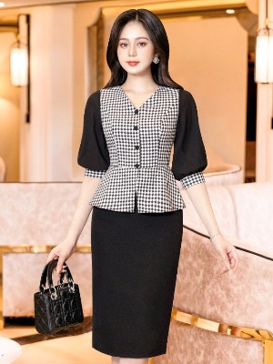 Đầm Peplum Mix Caro Shee