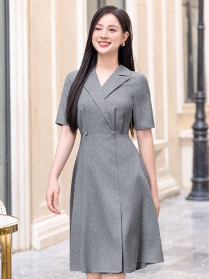 Đầm Vest Grey Công Sở