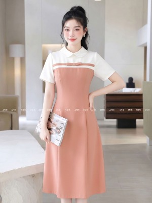 Đầm Dáng Suông Hồng Coral
