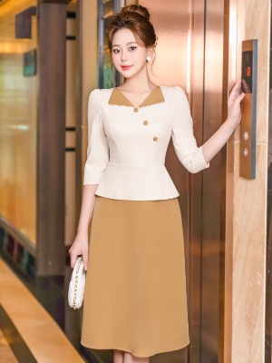 Đầm Peplum Tay Lỡ Cách Điệu