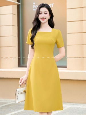 Đầm Suông A Vàng Sunny