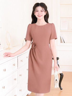 Đầm Kết Hoa Nhúm Ly